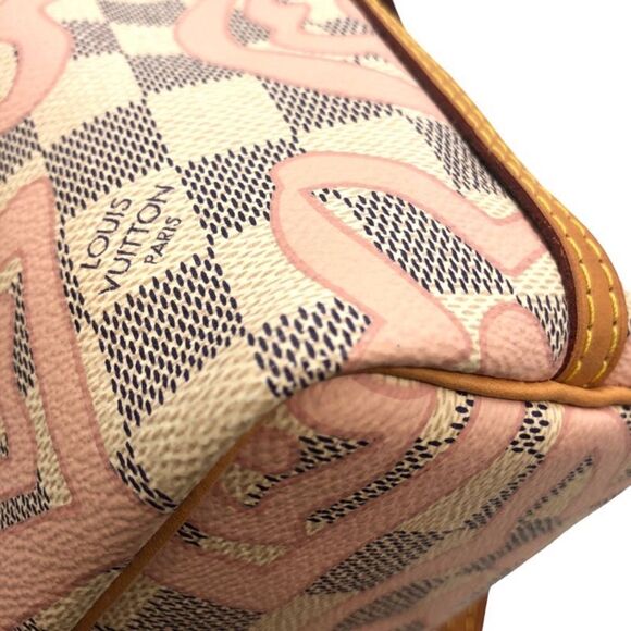 Louis Vuitton Nano Noe Damier Azur Canvas Shoulder Bag - Picture 5 of 12